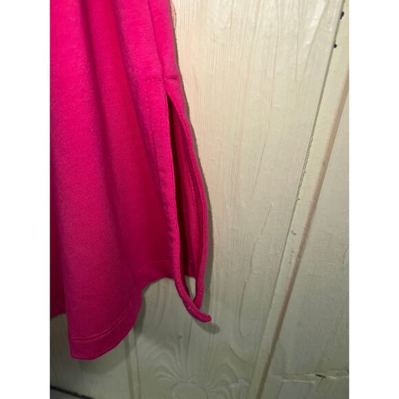 Pretty in Pink TANK MAXI DRESS Medium 10/12 Denim & Co. QVC D & Co. NEW - Picture 6 of 9